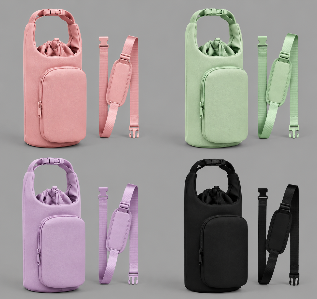 ThermaCarry Insulated Water Bottle Shoulder Bag