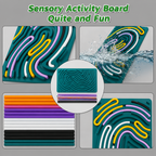 Montessori Busy Board Sensory Activity Board for Kids Fine Motor Skills Toy
