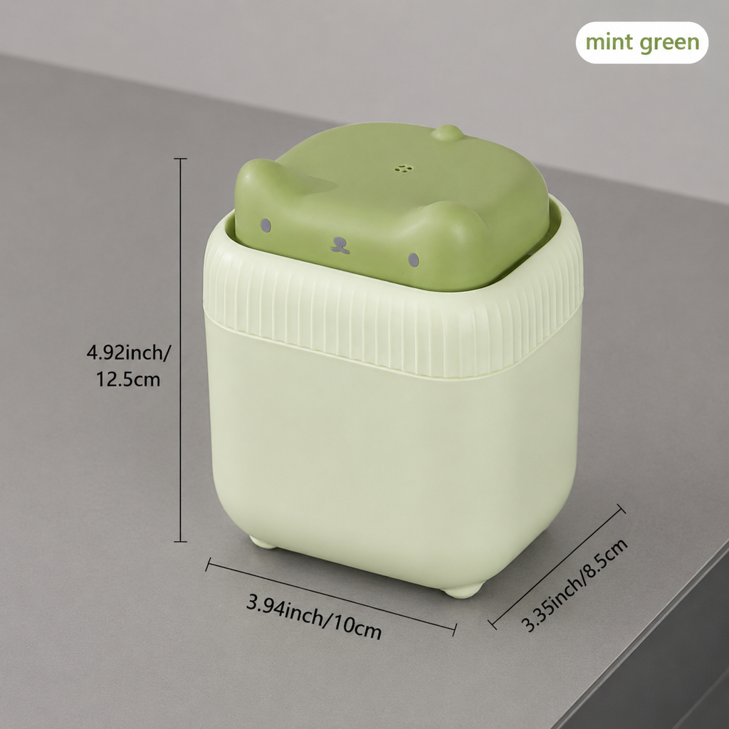 Easy Press Kitchen Soap Dispenser with Sponge Holder