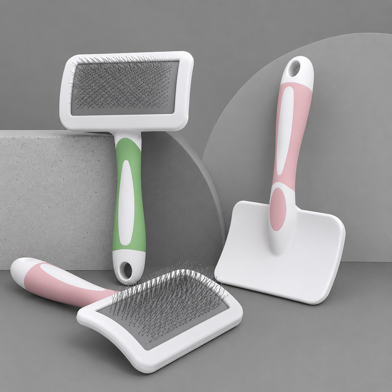 FurEase Self-Cleaning Pet Grooming Brush