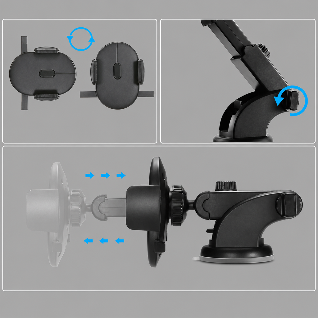 Retractable Car Phone Holder