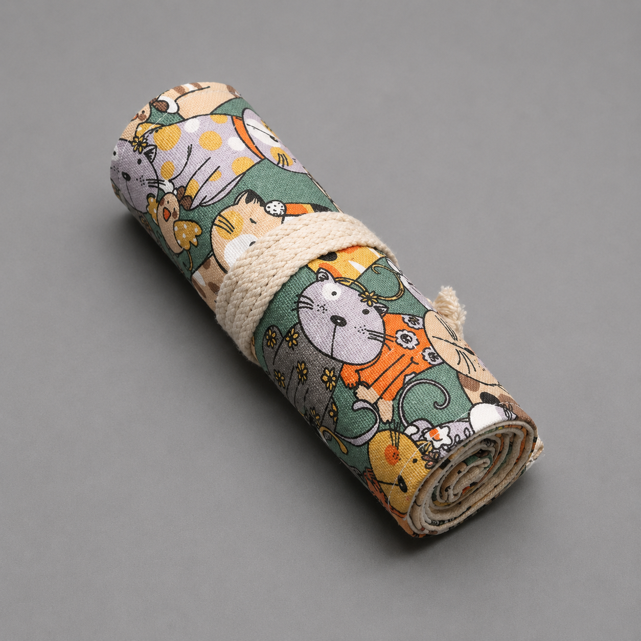 Roll Up Pencil Case for Colored Pencils and Art Supplies