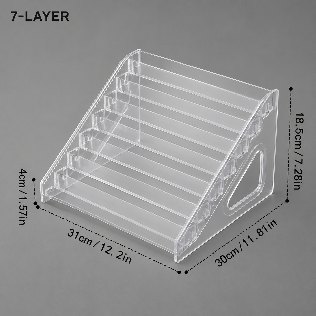 CrystalView Acrylic Collectibles Display Stand
