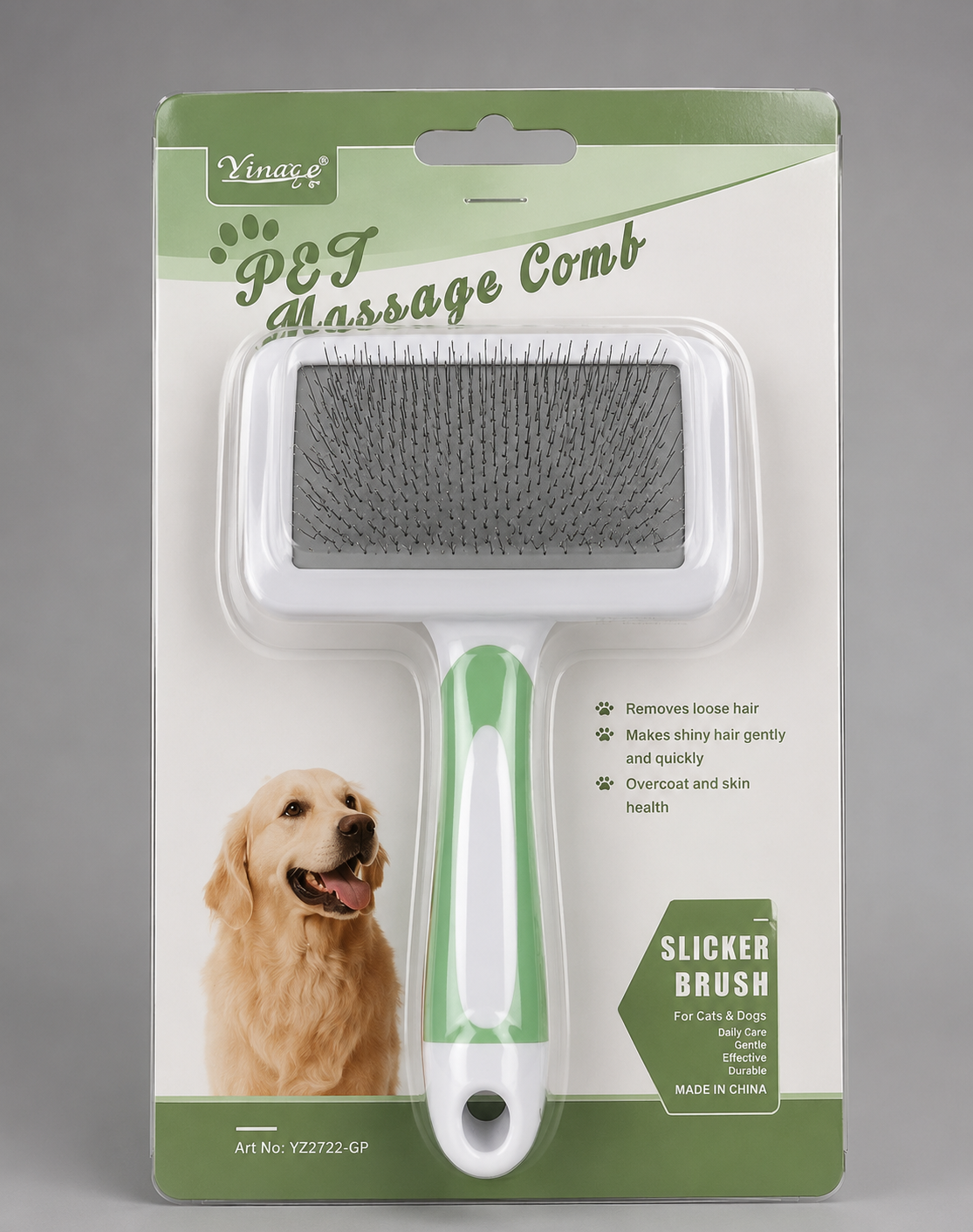 FurEase Self-Cleaning Pet Grooming Brush