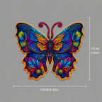 Colorful Butterfly Wooden Jigsaw Puzzle Unique Shaped Gift Puzzle