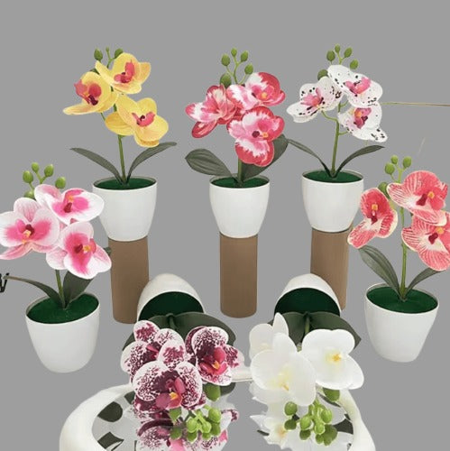 Mini Artificial Bonsai Plant with Pot – Realistic Desktop Greenery Decor