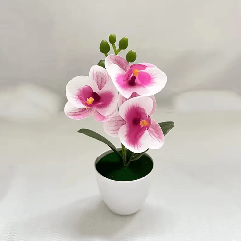 Mini Artificial Bonsai Plant with Pot – Realistic Desktop Greenery Decor