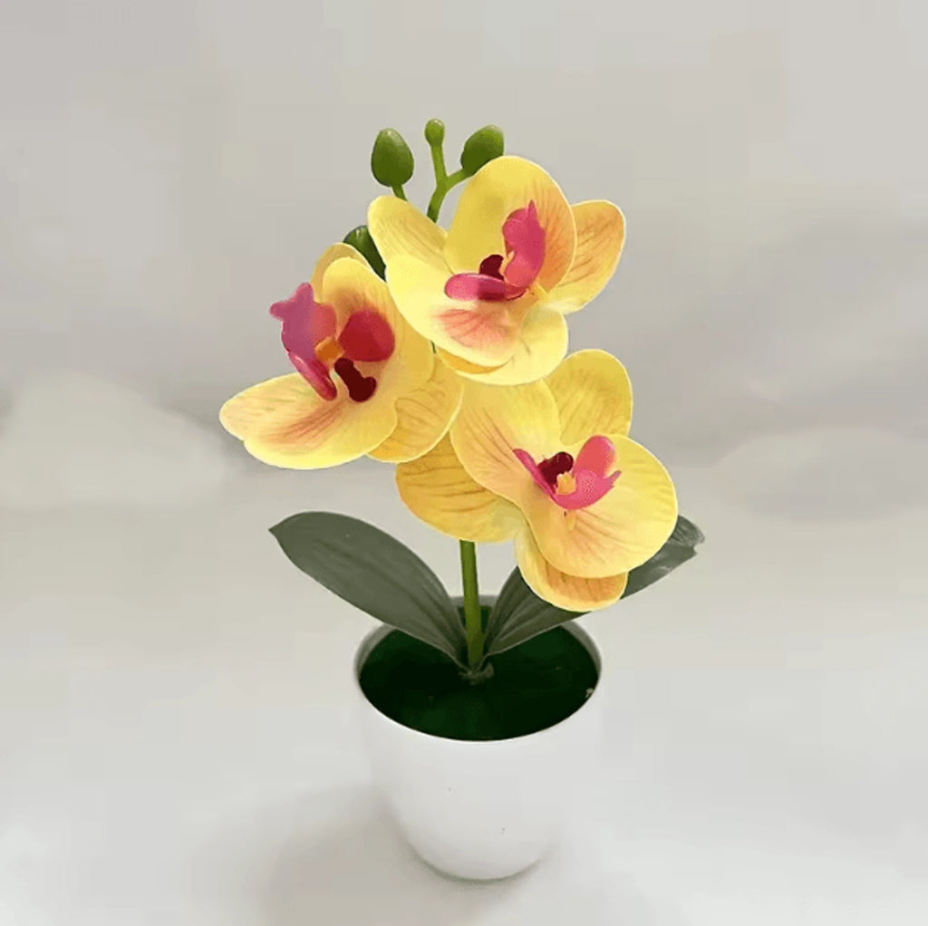 Mini Artificial Bonsai Plant with Pot – Realistic Desktop Greenery Decor