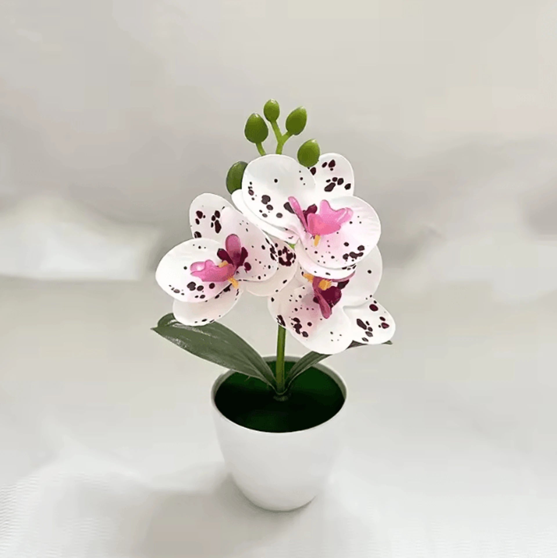 Mini Artificial Bonsai Plant with Pot – Realistic Desktop Greenery Decor