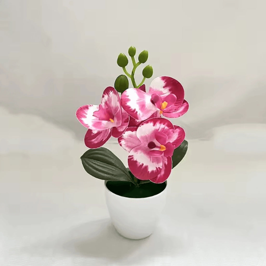 Mini Artificial Bonsai Plant with Pot – Realistic Desktop Greenery Decor