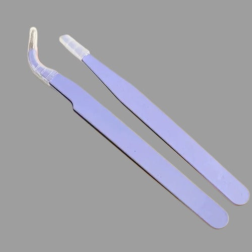 Stainless Steel Precision Tweezers Straight and Curved Color Scrapbook Tweezers for Bead and Fine Projects