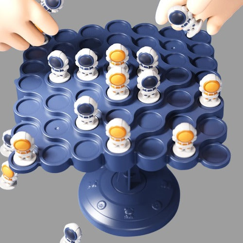 Kids Balance Tree Board Game with Astronaut Frog Stacking Toy