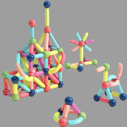 Magnetic Balls and Rods Set Educations Magnetic Building Blocks