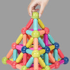 Magnetic Balls and Rods Set Educations Magnetic Building Blocks