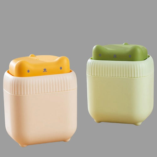 Easy Press Kitchen Soap Dispenser with Sponge Holder
