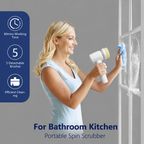 Electric Cleaning Brush Heads for Tub, FloorTile, Window Sink Cleaning