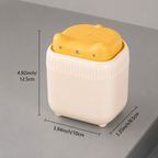 Easy Press Kitchen Soap Dispenser with Sponge Holder
