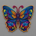 Colorful Butterfly Wooden Jigsaw Puzzle Unique Shaped Gift Puzzle